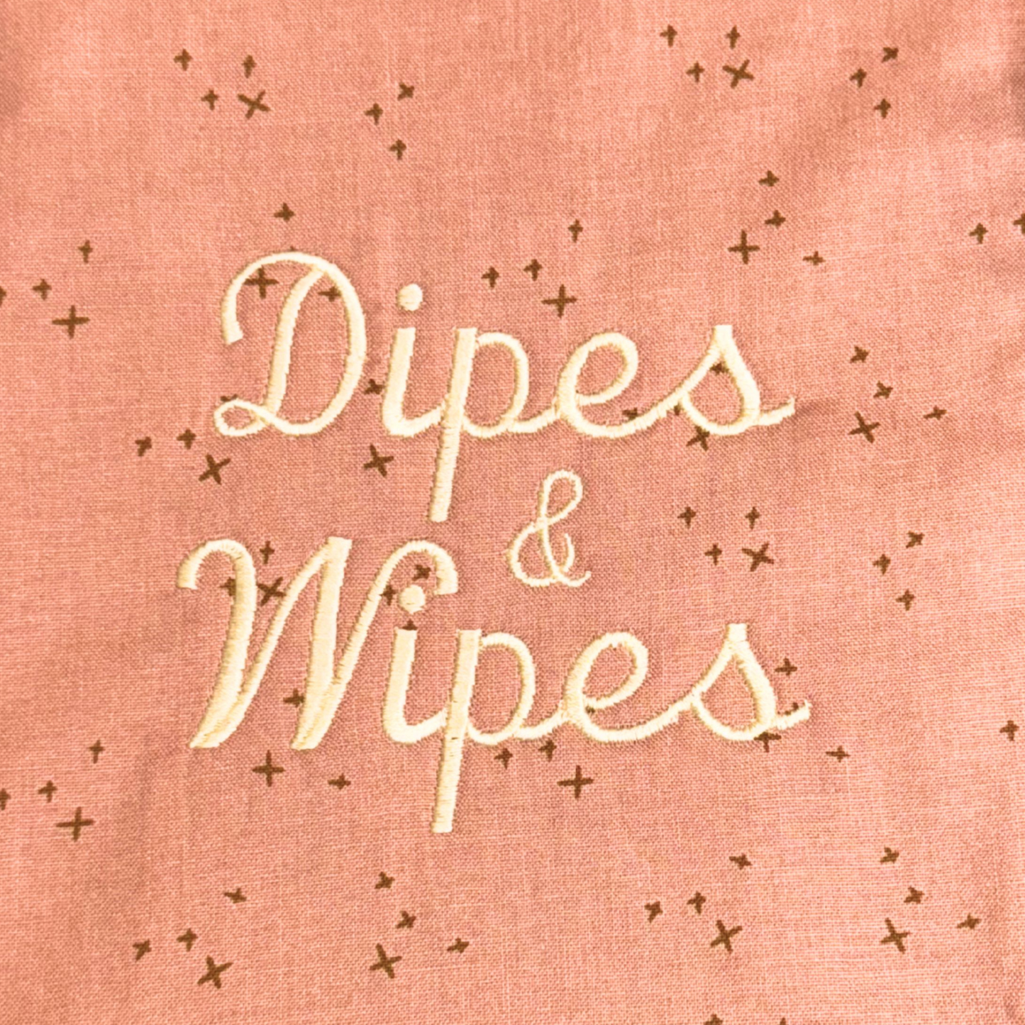 Personalized Diaper Clutch - Blue