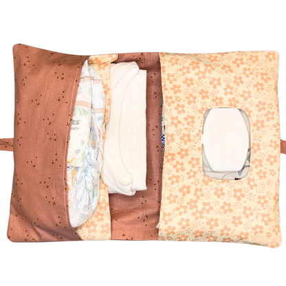 Personalized Diaper Clutch - Blue